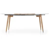 EDWARD extension table, color: honey oak,