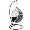 EGGY garden chair juodas / pilkas