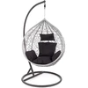 EGGY garden chair juodas / pilkas