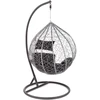 EGGY garden chair juodas / pilkas
