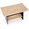 ERIKA lifting coffee table, color: artisan oak / juodas