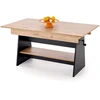 ERIKA lifting coffee table, color: artisan oak / juodas