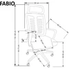 FABIO chair, juodas