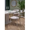 FALONE extension table, color: travertine / cashmere