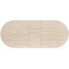 FALONE extension table, color: travertine / cashmere
