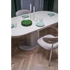 FALONE extension table, color: travertine / cashmere