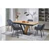 FANIS extension table, natural / juodas