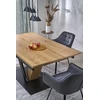 FANIS extension table, natural / juodas