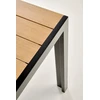 FIERRO rectangle table, ruda /juodas