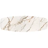 FLAVOR extension table, baltas marble / walnut