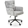 FLORES swivel armchair, light pilkas