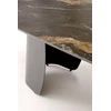 FORUM extension table, juodas marble / juodas