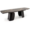 FORUM extension table, juodas marble / juodas