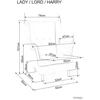 Fotelis Signal Meble „Fotel Lady Velvet“