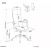Fotelis Fotel Q-03 pasukama kėdė