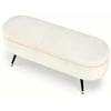 Fotelis AVEIRO bench with storage funstion, creamy