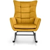 Fotelis BAZALTO char mustard
