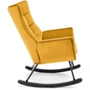 Fotelis BAZALTO char mustard