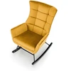 Fotelis BAZALTO char mustard