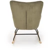 Fotelis BELMIRO rocking chair, olive