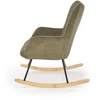 Fotelis BELMIRO rocking chair, olive