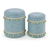 Fotelis Blue GRADO set of two color: light mėlynas