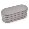 Fotelis CALPI bench with storage function, pilkas