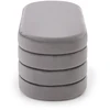 Fotelis CALPI bench with storage function, pilkas