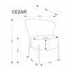 Fotelis CEZAR l.chair, beige
