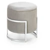 Fotelis CRICKET pouffe color: light pilkas