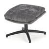 Fotelis DARIO leisure chair, with stool pilkas