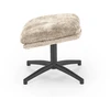 Fotelis DARIO leisure chair, with stool, beige