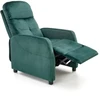 Fotelis FELIPE 2 recliner color: dark žalias
