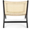 Fotelis FODEN leisure chair, juodas / natural