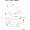 Fotelis Signal Meble „Fotel Lady Velvet“