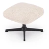 Fotelis FREDY leisure chair, with stool, l.beige