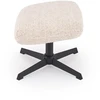 Fotelis FREDY leisure chair, with stool, l.beige