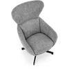 Fotelis FREDY leisure chair, with stool, pilkas