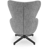 Fotelis FREDY leisure chair, with stool, pilkas