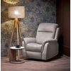 Fotelis GALEON elektrinė recliner, pilka