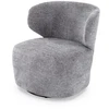 Fotelis GLEN leisure chair, pilkas