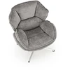 Fotelis GUIDO leisure chair, pilkas