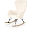 Fotelis LIBERTO 2 leisure armchair cream / juodas / natural