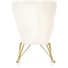 Fotelis LIBERTO leisure armchair cream / auksinis
