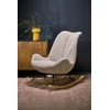 Fotelis LUIS rocking chair, d.beige