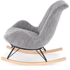 Fotelis LUIS rocking chair, pilkas