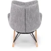 Fotelis LUIS rocking chair, pilkas