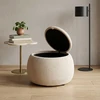 Fotelis LUMI pouffe color: beige