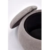 Fotelis LUMI pouffe color: pilkas
