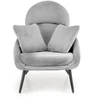 Fotelis MERRY leisure chair, pilkas